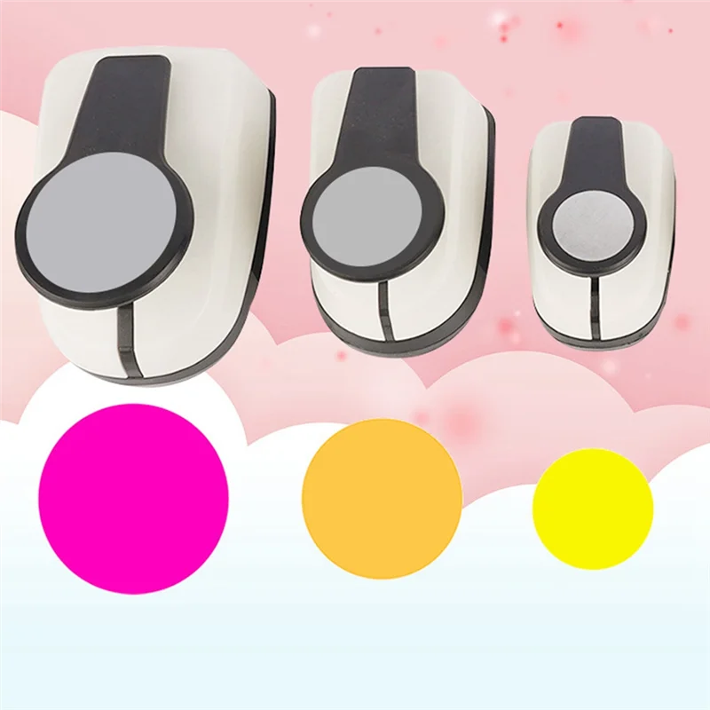 ABLK 1 комплект круглый дырокол для тиснения для детей DIY ремесло круговой дырокол 9/16/25/38/50 мм дырокол