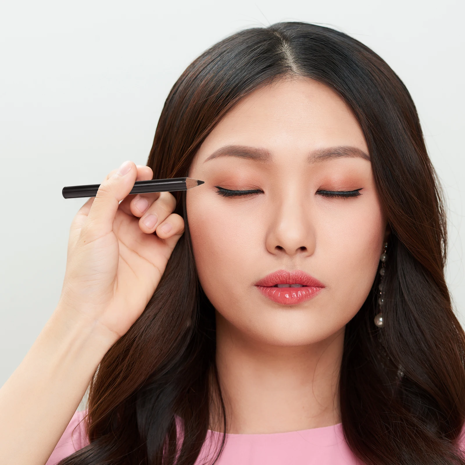 4Pcs Brow Pencil Set Waterproof Wooden Eyebrow Pencil for Women Easy Application Precision Tip Brow Shaping Makeup Accessory