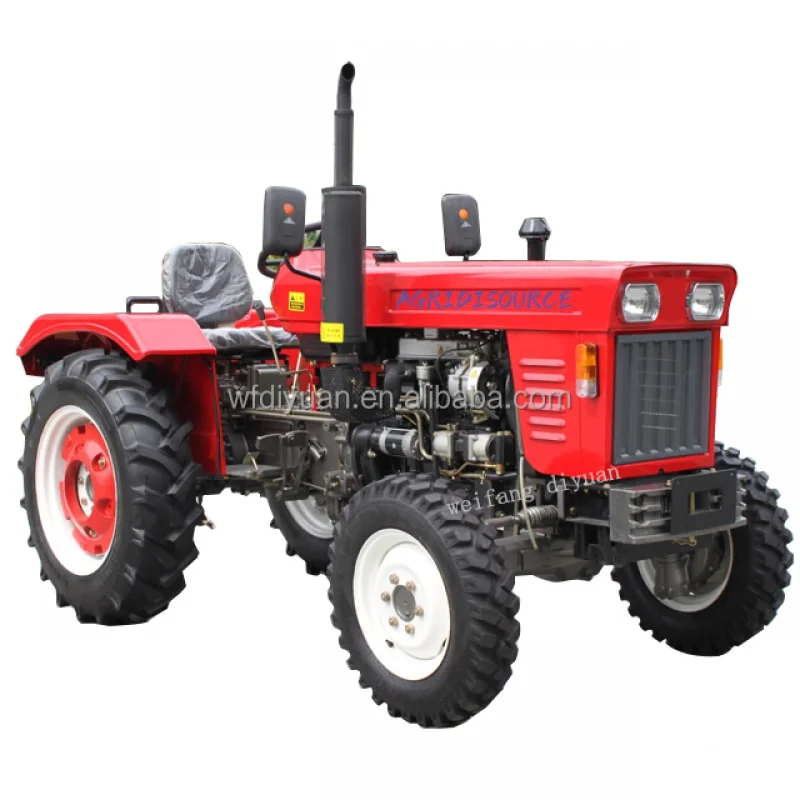 4WD Farm garden tractor with front end loader with tools 4x4 mahindra tractor engine fergusson tractor