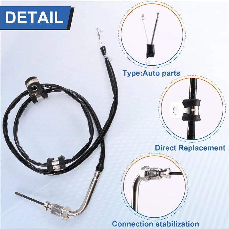 

RF7L-18-7G0C RF7R-18-7G0A Third Exhaust GAS Temperature Sensor For Mazda 3 BK BL 2.0 2.2 Diesel 2002-2014