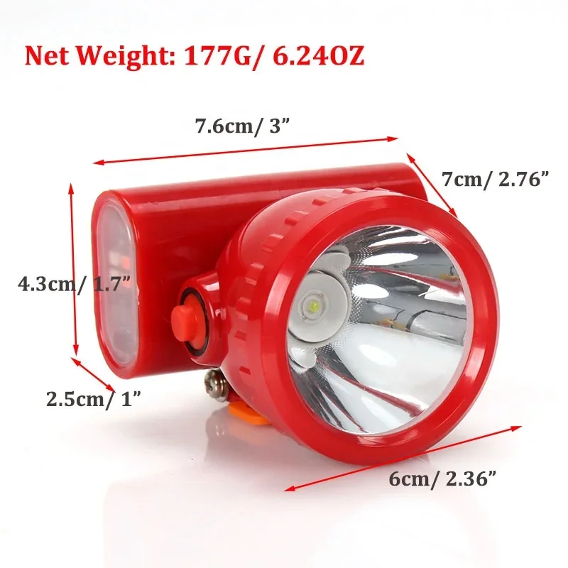 Produzione KL5M Cordless LED Ricaricabile Sicurezza Minatori a prova di esplosione Miniera Lampada frontale Lampada stroboscopica