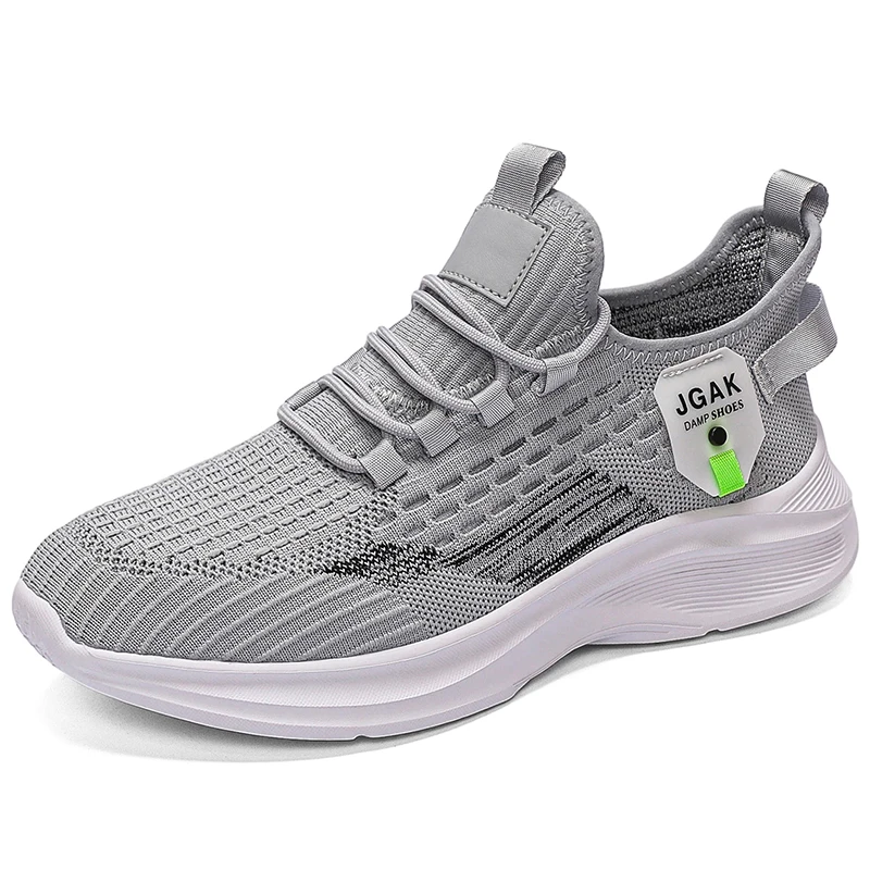 Mens Breathable Flying Weave Sneakers Lightweight Mesh Casual Running Shoes Sports Footwear for Daily Walking Big Size 50 51 52