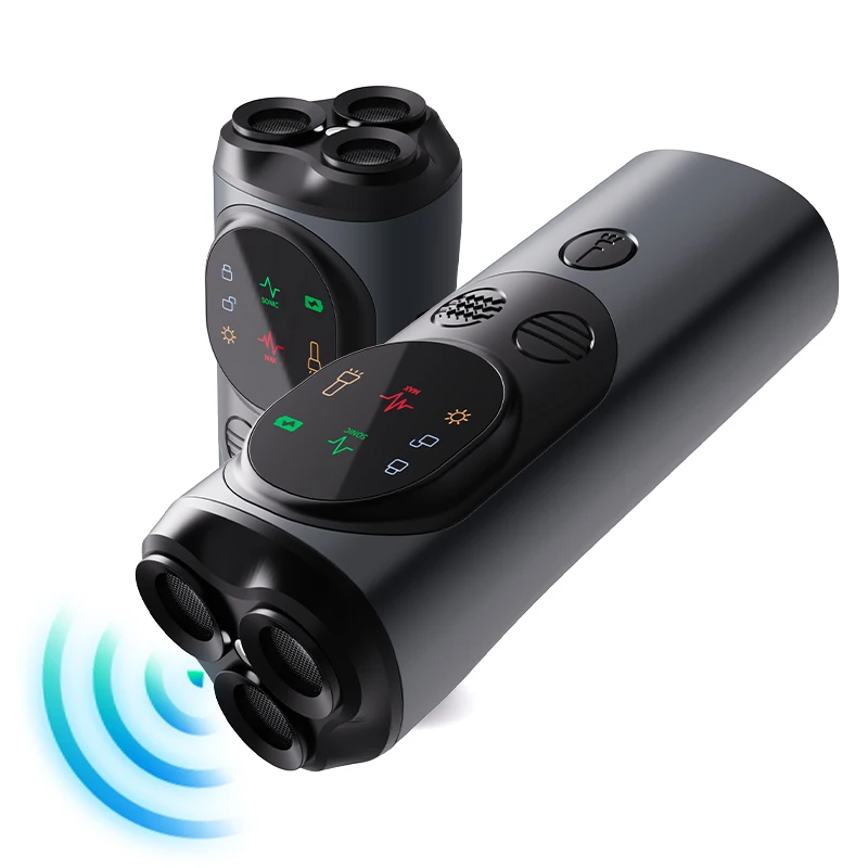 Repelente Ultrasónico para Perros, Dispositivo de Control de Ladridos, Sensibilidad Ajustable, Batería Recargable, Opciones Personalizadas, Ecológico
