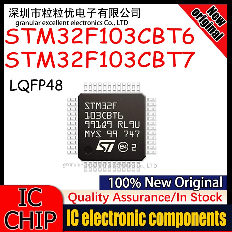 

(5piece)100% New STM32F103CBT6 STM32F103CBT7 LQFP48 32-bit microcontroller GD/APM In Stock IC Chip Chipset