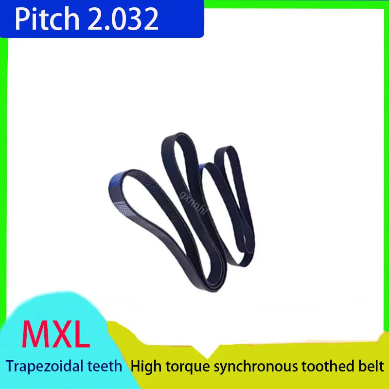 

MXL Timing belt 1141 1170 1180 1213 1216 1272 1422 1445 1635 1637 MXL High torque synchronous toothed belt