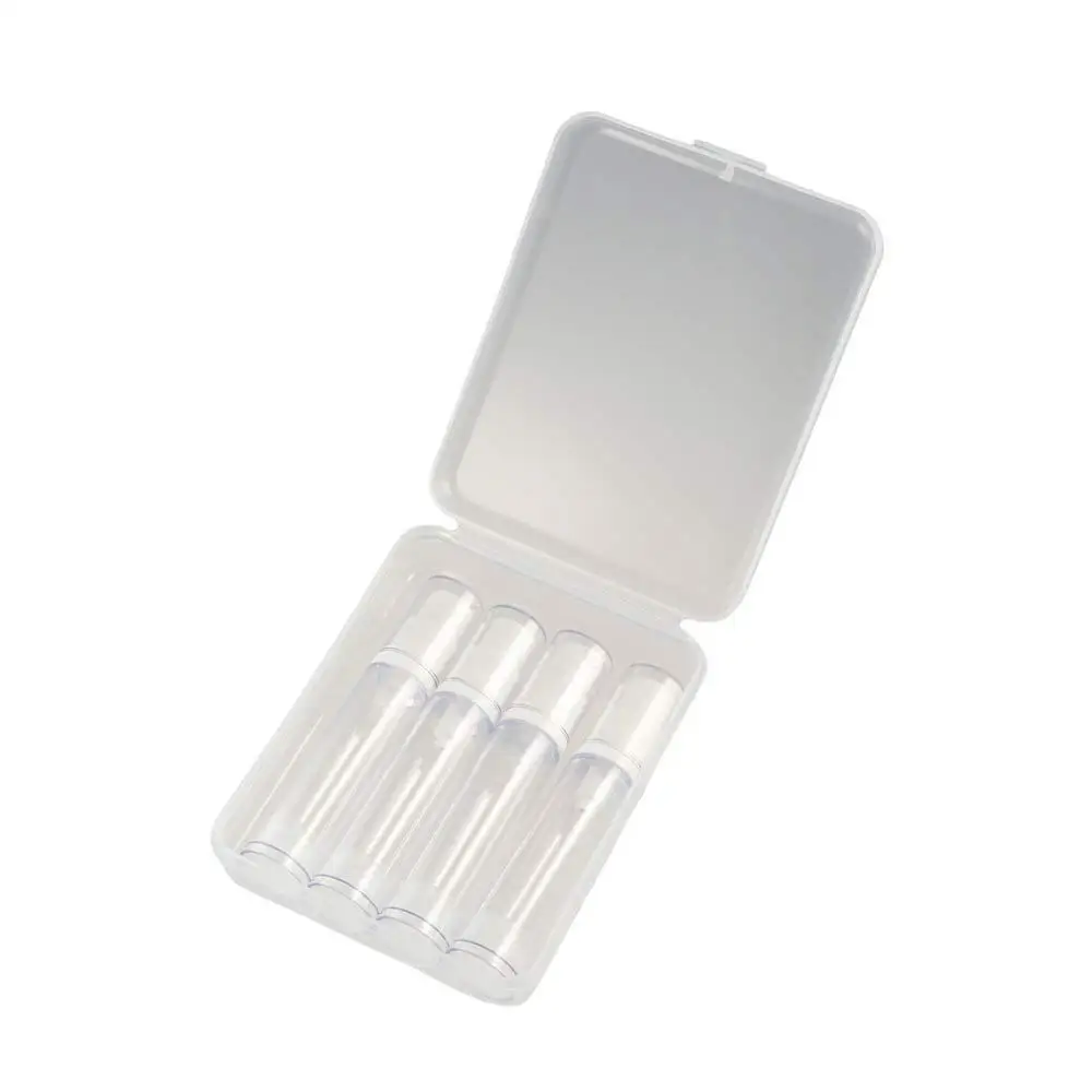 

3/4Pcs Refillable Travel Refillable Bottle Set Empty Clear Vacuum Press Pump Bottles Airless 5ml/10ml/15ml Lotion Pump Bottles