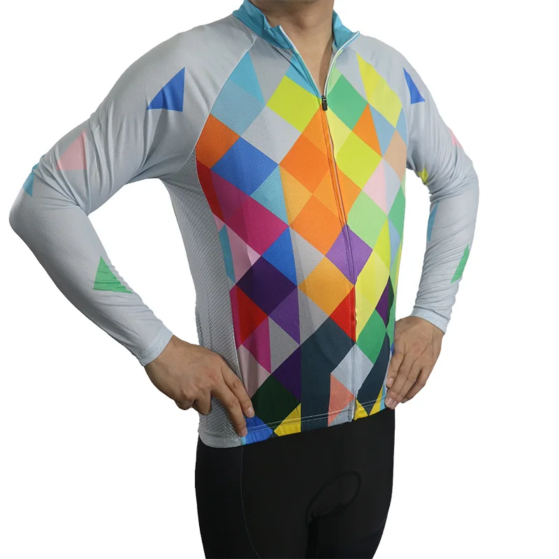 Long Sleeve Bicycle Jacket, Cycling Wear, Road Bike Jersey, Bike Shirt, Downhill Sweater, Hot Coat, Racer, Confortable Clothes