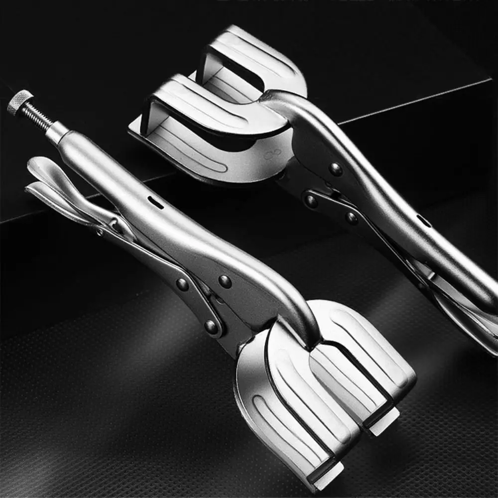 

U-shaped Locking Welding Jaw Pliers High Hardness Adjustable Pipe Welding Butt Pliers Steel Fixed Clamp Tools Grip Vise Pliers
