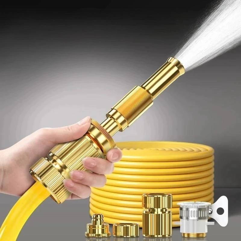 Multipurpose High Boost Water Hose For Auto Clean Patio Flush Plant Irrigation Use