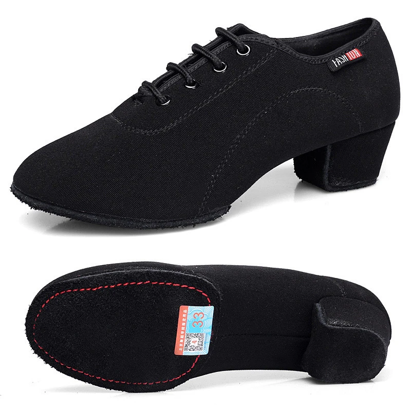 Chaussures de danse latine pour femmes, Jazz, Salle de Rhadulte, Chaussures de salsa, Baskets de tango modernes, Noir, Rouge, Entraînement des enseignants