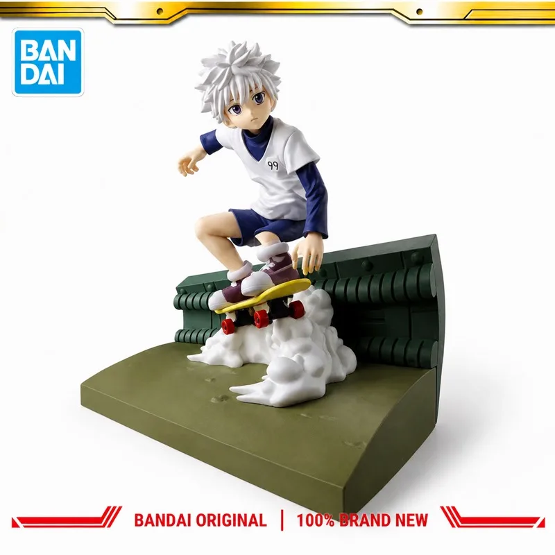 In Stock Bandai Original Banpresto Hunter X Hunter Killua Zoldyck Action Figure Model Doll Brand New Boxed Anime Characters Toys