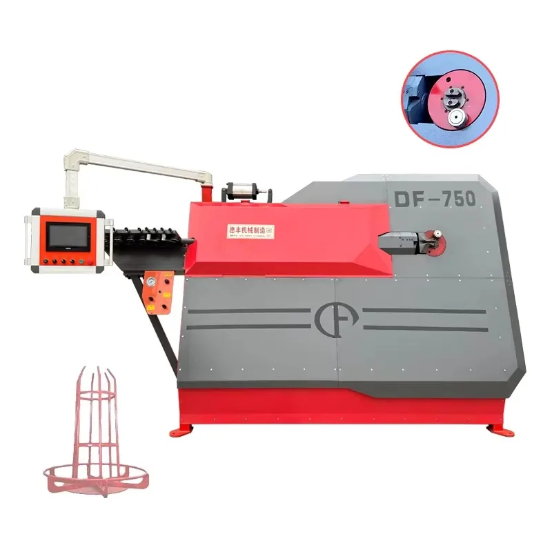 Customized High Efficiency Thread Bar Bender CNC Steel Bar Bender And Cutter Automatic Rebar Stirrup Bending Machine