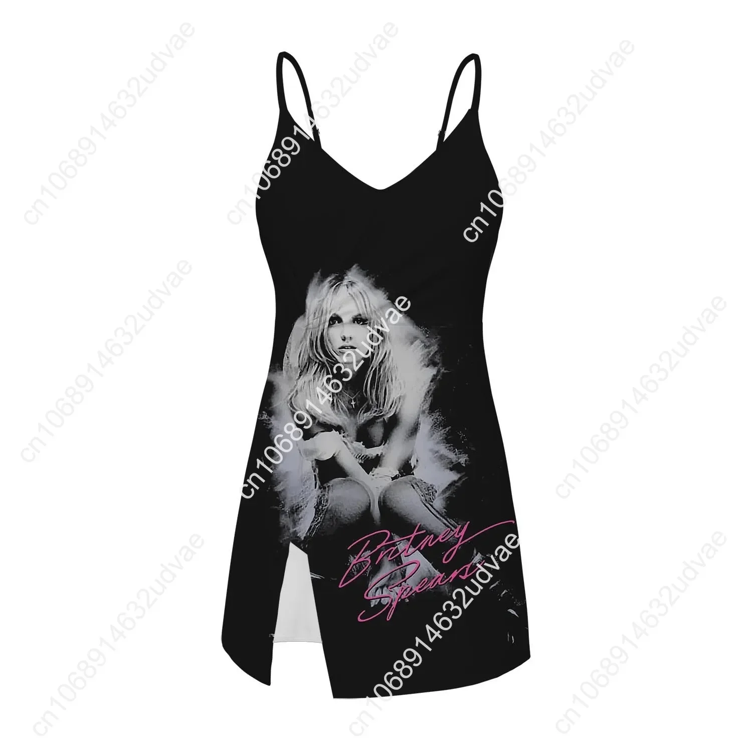 ملابس سباحة بريتني سبيرز بتصميم فستان بحمالات، بيكيني نسائي مخصص وعصري لحفلات المسبح، ملابس شاطئ مصممة حسب الطلب