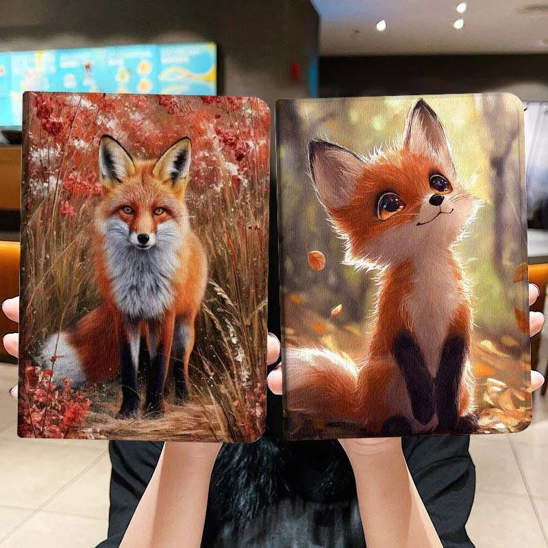 

Cute Red Fox Forest For Honor Pad 8 V8 9 GT MagicPad 13 3 2 Tab MatePad Pro Air 12 X 12.6 Foldable Tablet Case Gift