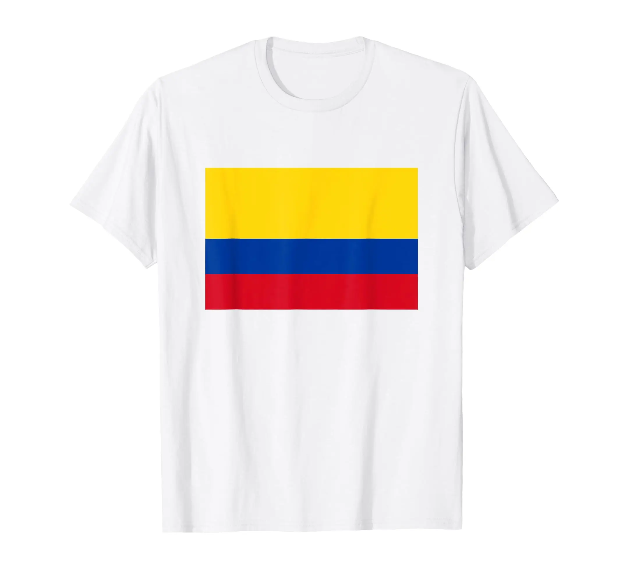 

100% Cotton Official Columbia National Country Flag Spanish Pride T-Shirt MEN WOMEN UNISEX T Shirts Size S-6XL
