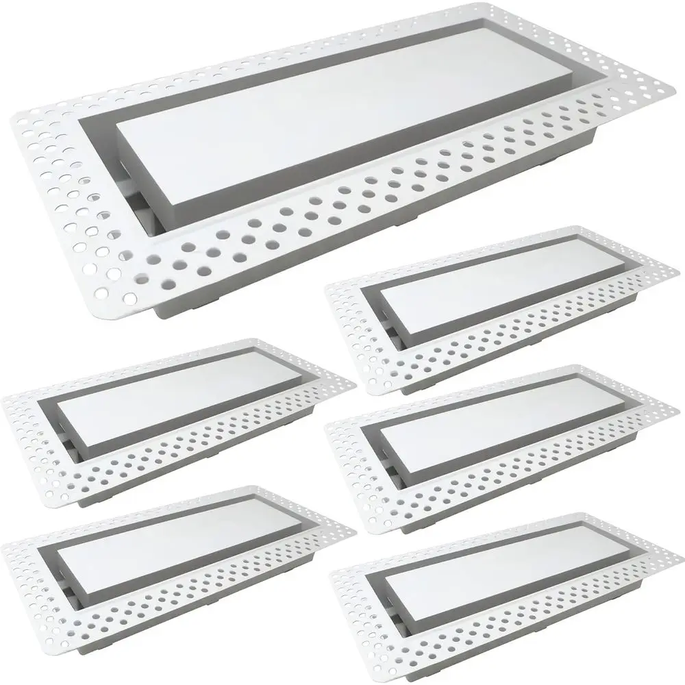 

Flush Wall Vent [Lite], Minimalist ABS Plastic HVAC Air Return Register Cover, Customizable Modern Airflow Solution for Home or