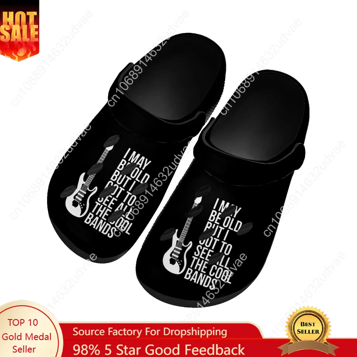 قد أكون قديمًا ولكن حصلت على رؤية جميع العصابات الرائعة أحذية مائية للرجال والنساء قباقيب حديقة المنزل صنادل مخصصة شباشب بفتحة الشاطئ #1