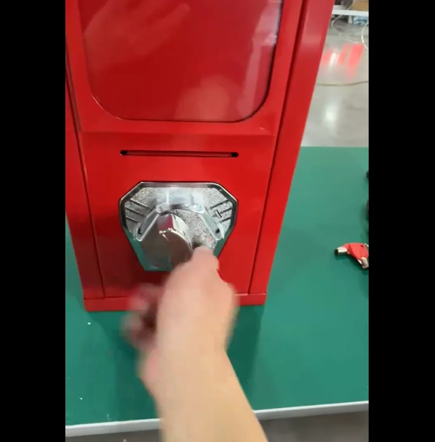 Metal card/tattoo vending machine for birthday parties and various cards