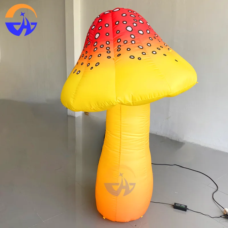 

Cartoon Inflatable Mushroom Model Plant Jungle-Themed Decoration Prop for Malls, Scenic Spots Bars