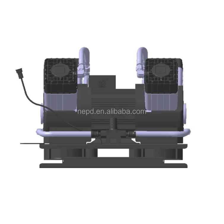 4 KW piston type oil-free air brake compressor for electric truck Bus