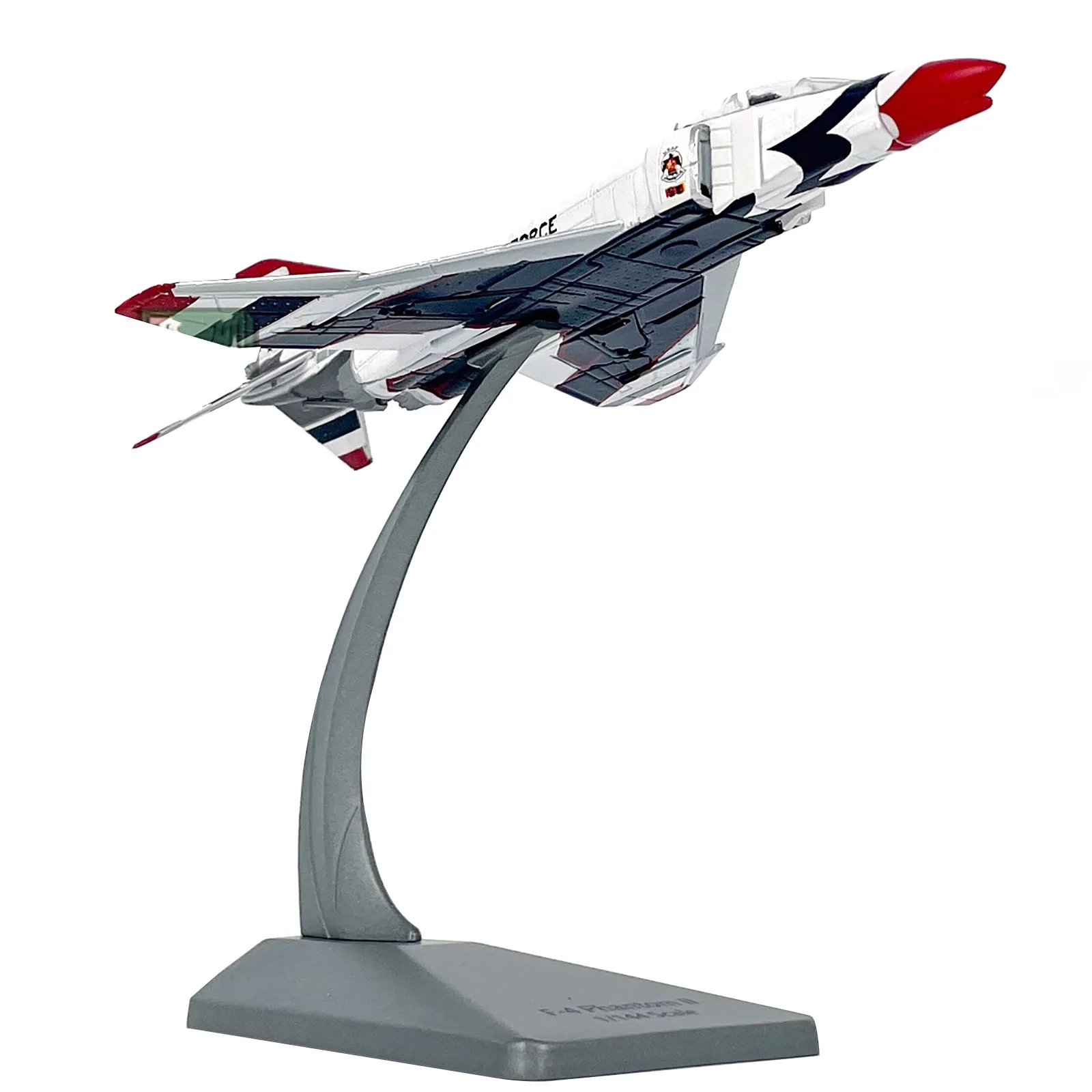 1/144 Scale Alloy Airplane Model USAF F-4 Phantom II Fighter For McDonnell-Douglas Finished Metal Model 14*9.5cm Home Decor Gift