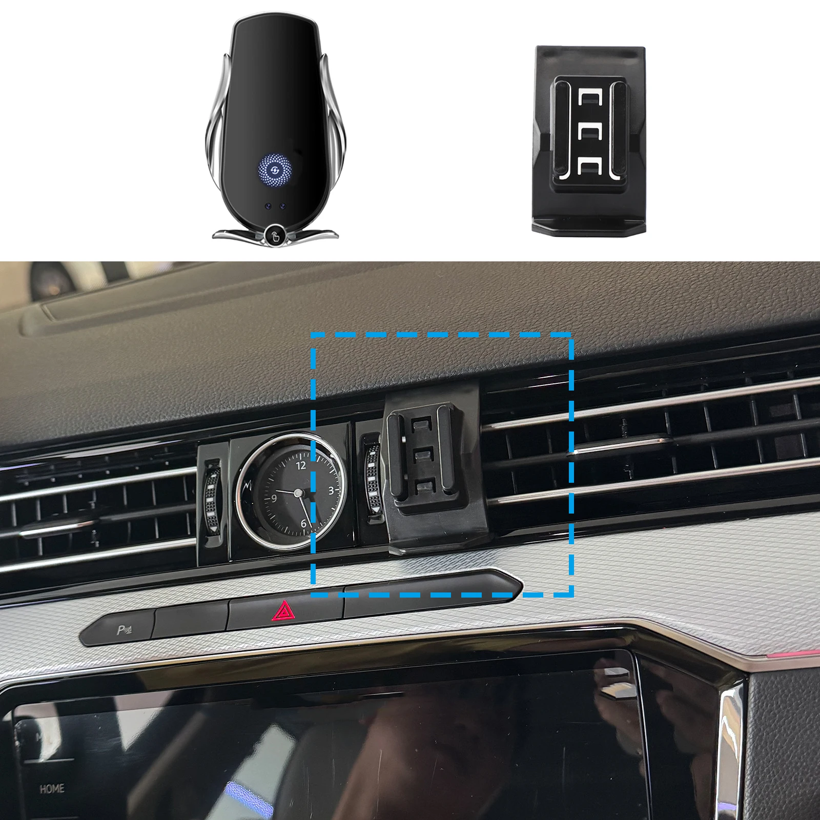 

fit for VW Arteon 2019 2020 Custom Fit Phone Holder Mount Dashboard Screen Base No Drill Car​​ accessoires