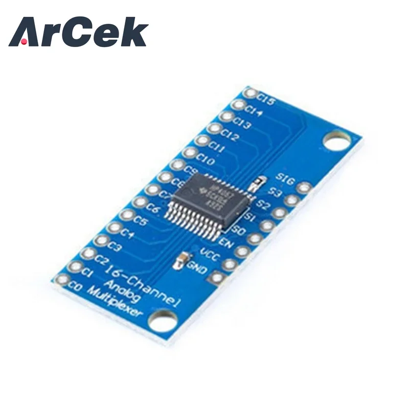 16CH Analog Digital MUX Breakout Board CD74HC4067 Precise Module For Arduino 16-Channel TTL-level 2V-6V for I2C SPI 16 Sensors