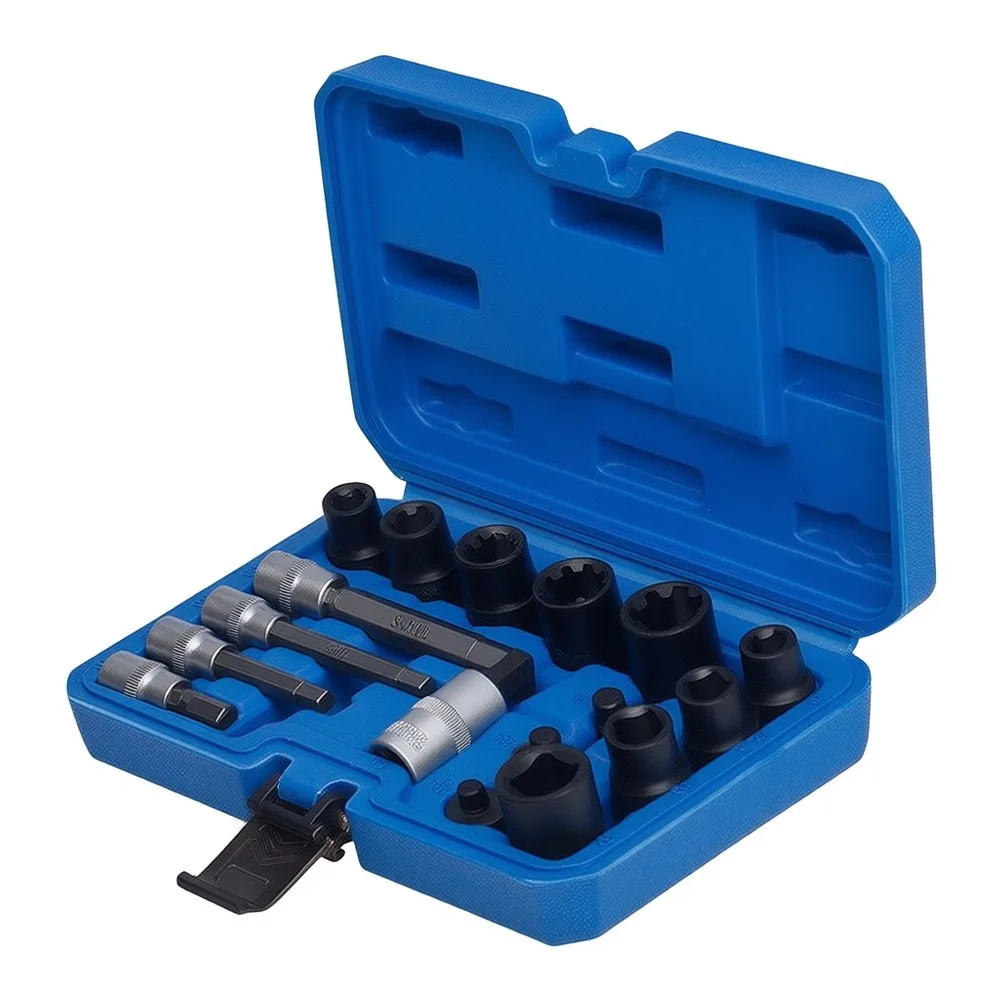 for piston Retractor Brake Caliper Socket Chrome Vanadium Steel Heat Treated Steel Brake Caliper Socket Set Brake Tool
