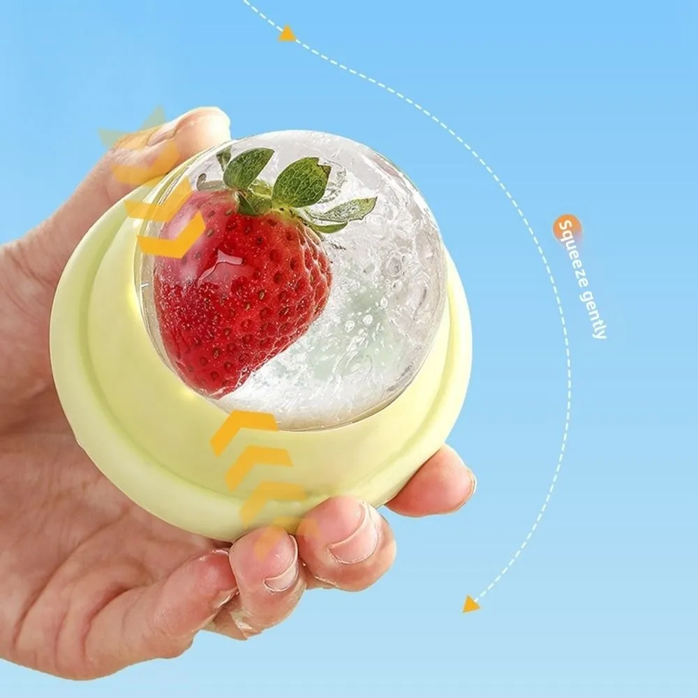 DIY Silicone Ice Maker Reusable Easy Release Ice Mold Large Sphere Ice Cube Tool Home