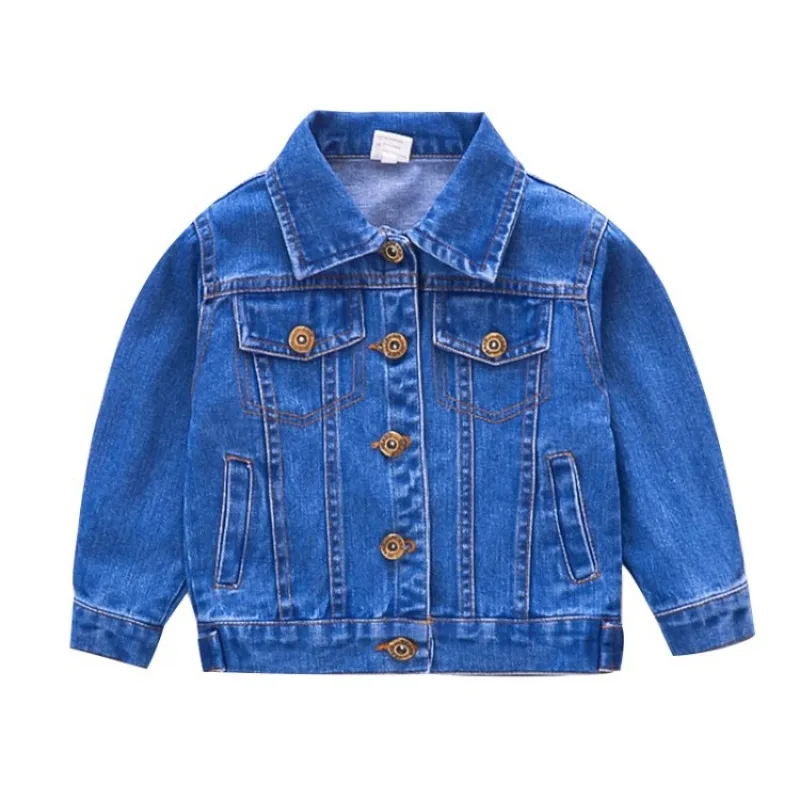 Girls Boys Denim Jacket Korean Style Loose Kids Spring and Autumn Clothing 2024 New Children Jacket Baby Top Fashion Clothing