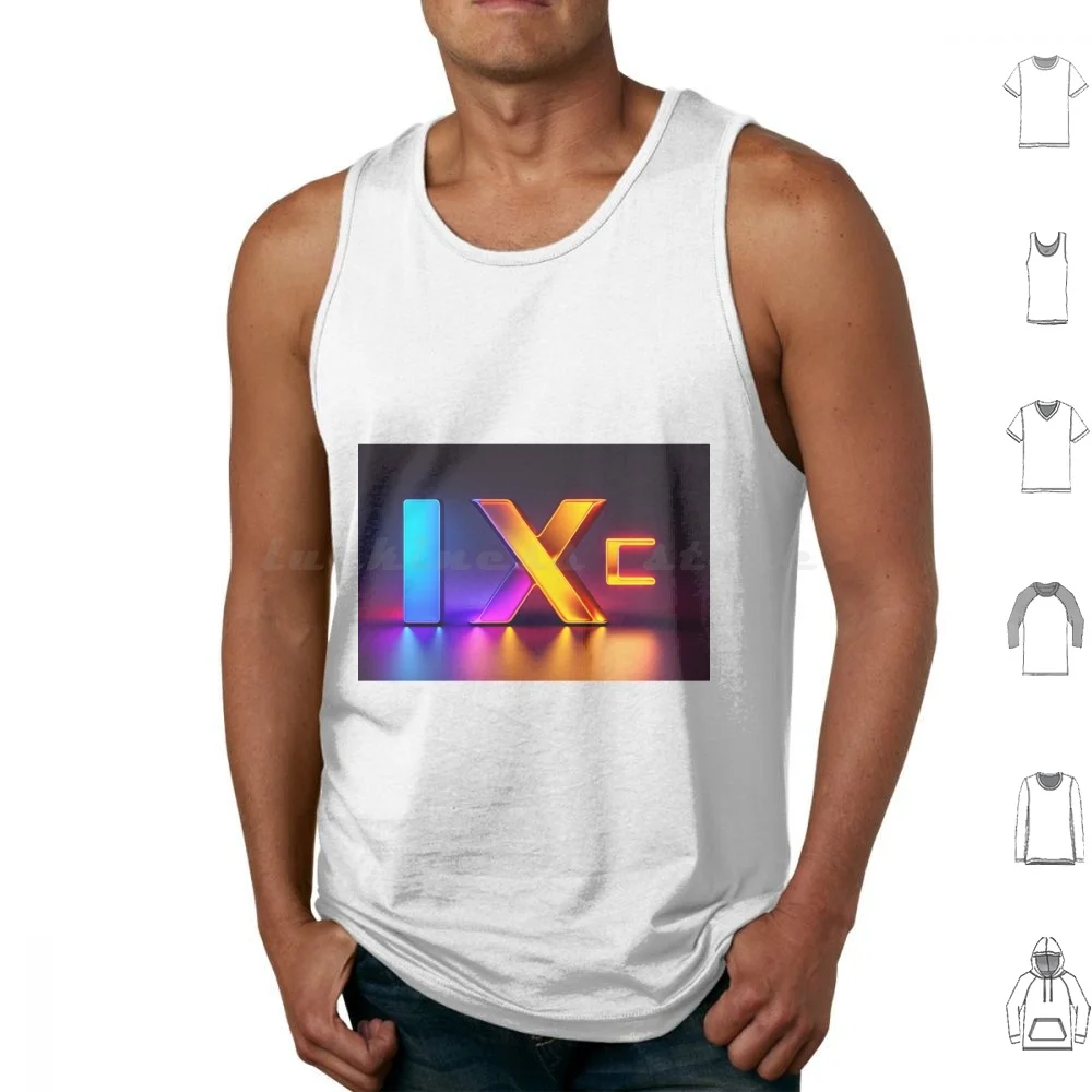 Xc-Fredy Tank Tops Print Cotton Ixc Fredy