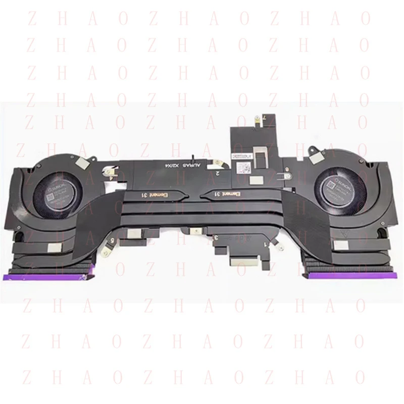 L+ For DELL G16 AMD 7630 7635 Laptop CPU GPU Cooling Fan with Heatsink 04MP4T 4MP4T