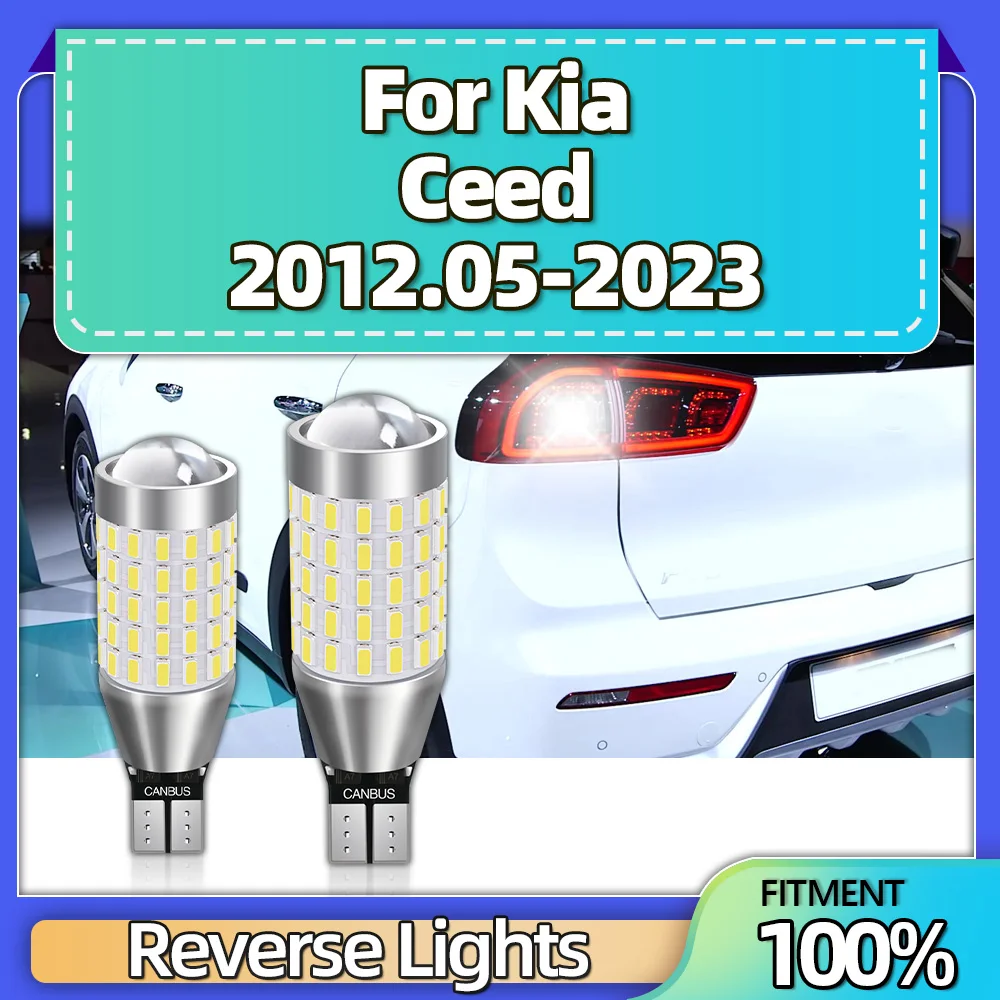 

Фары Задние T15 W16W CAN-шина без ошибок, 6000K, 912, 12 В, для Kia Ceed 2012, 2013, 2014, 2015, 2016, 2017, 2018, 2019, 2020, 2021-2023, 2 шт.