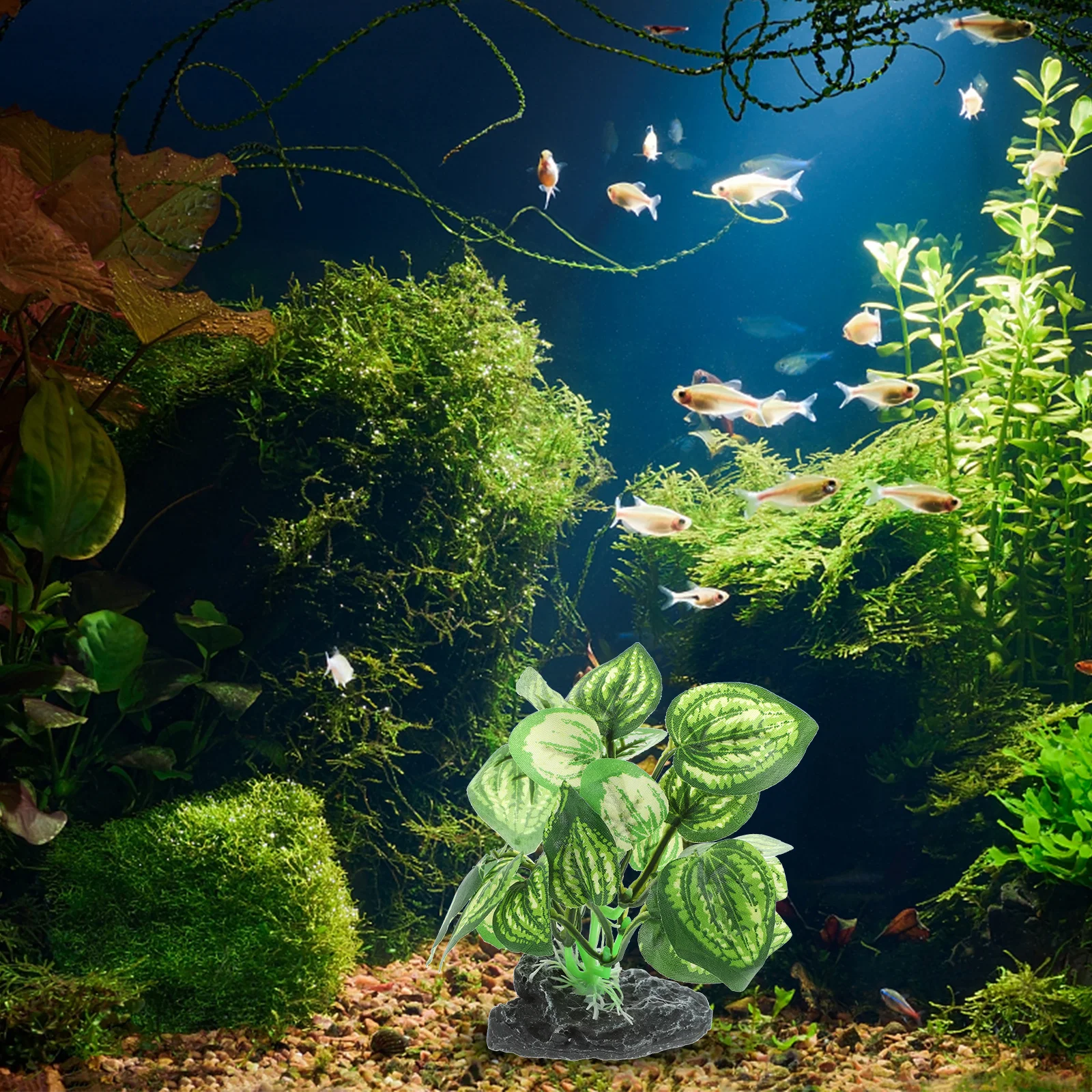 

Aquarium Artificial Plant Decoration Goldfish Hide Simulation Fish Tank Landscaping Plastic Fake Aquarium Plants Decor