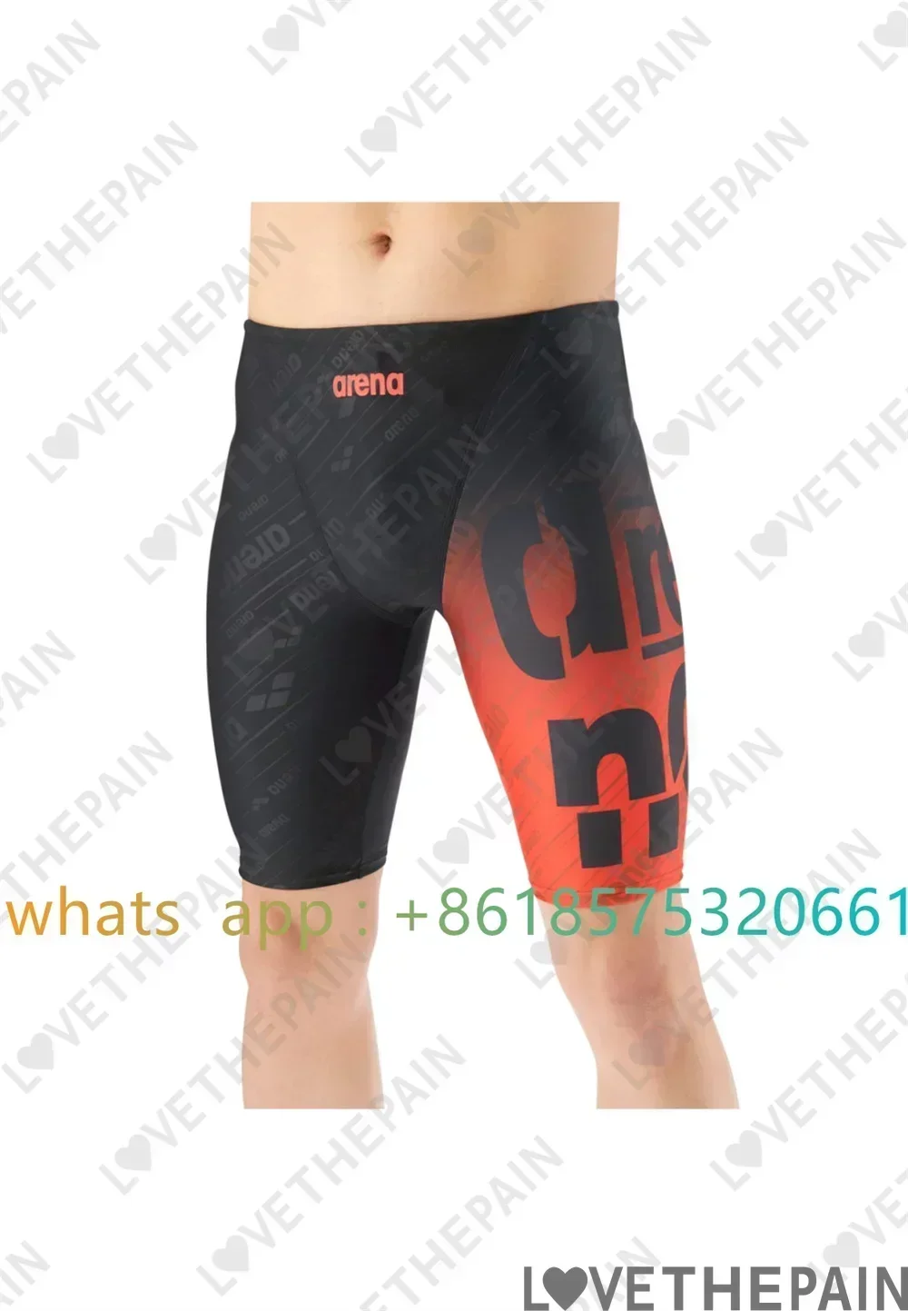 2024 Men Swimwear Shorts Training Swim Trunks Summer Beach Tight Quick Dry Swimming Jammer Running Sports Surfing Swimsuit Pants