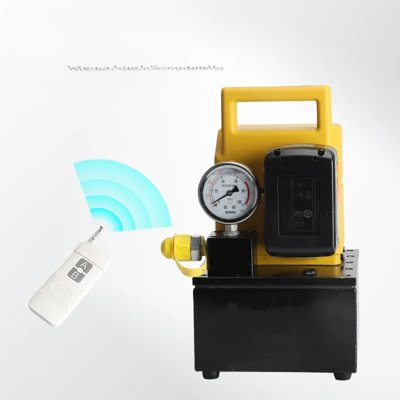 Rechargeable hydraulic oil pump Wireless remote control Small hydraulic press Portable lithium battery Ultra high pressure