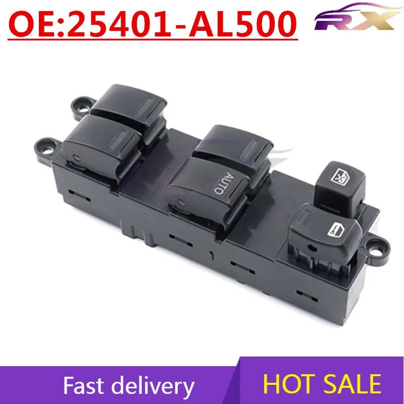 

OEM:25401-AL500 Suitable For Nissan Infiniti Automobile Glass Lifter Electric Windows Control Master Switch