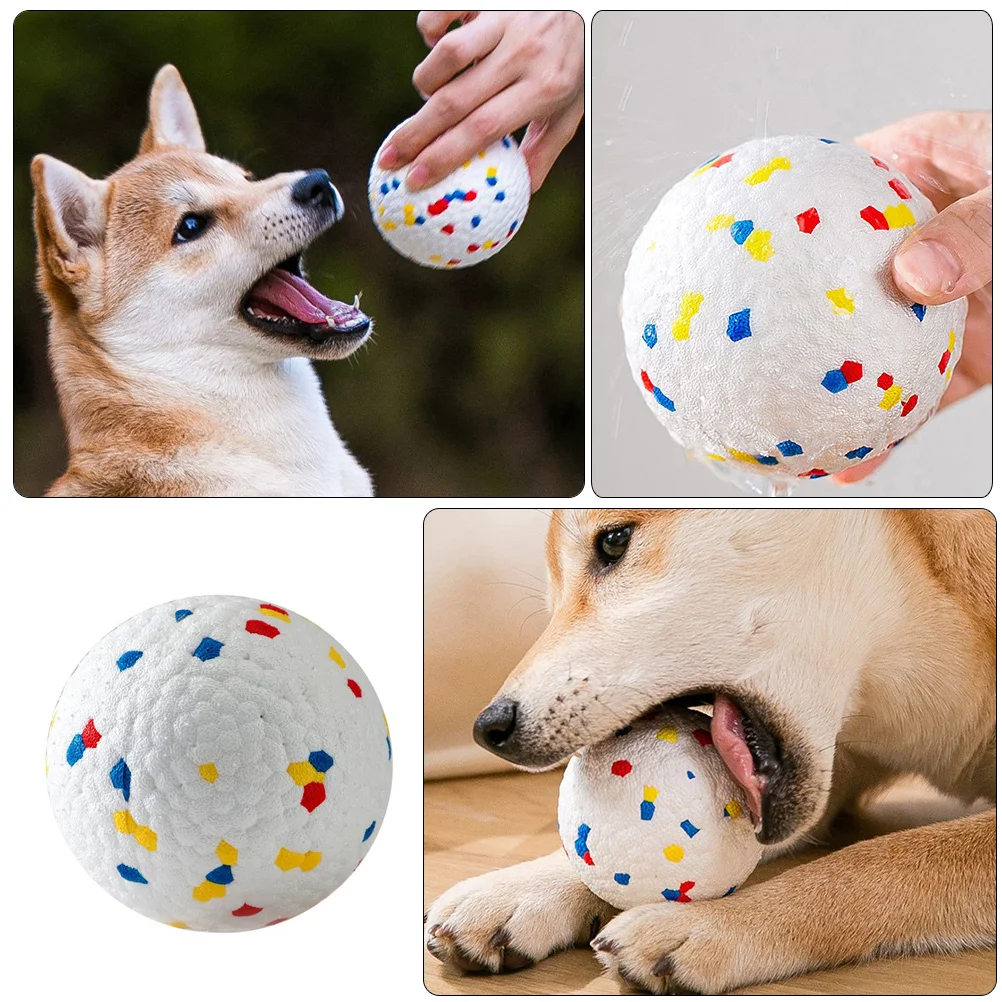 Pet Bouncy Ball Puppy Toys Dog Molar High Resilience Chewing Bite-resistant Outdoor