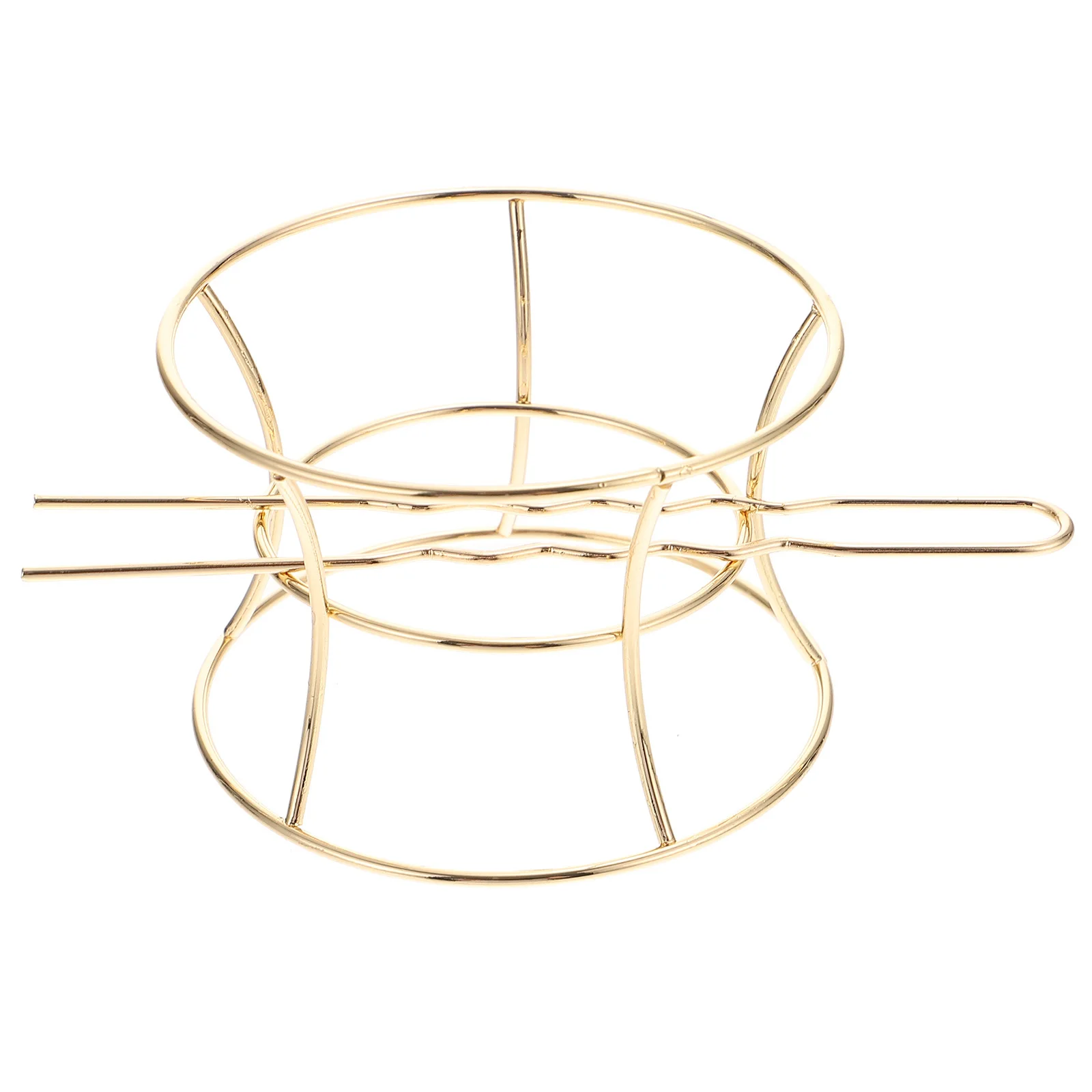 

Metal Hairpin Hollow Bowl Shape Alloy Hair Pin Smooth Edges Bun Holder Girl Hair Accessory Women Hairpin Chignon Pin