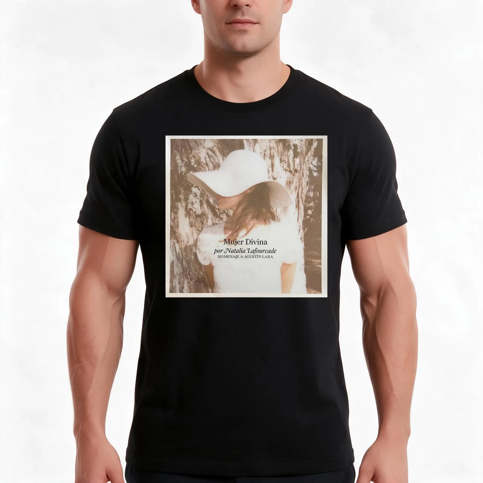 Natalia Lafourcade - Mujer divina homenaje a Agustín Lara album 2012 T-Shirt Summer Casual Cotton Tee Vintage Graphic Print