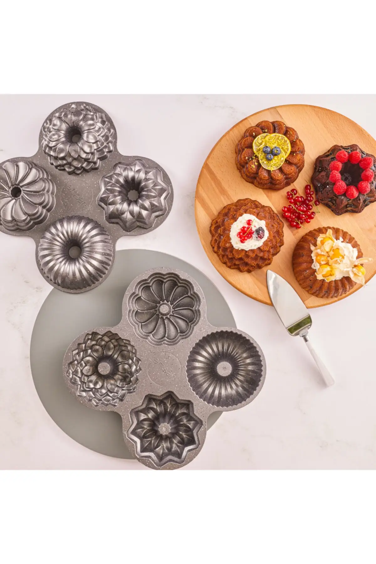 Emsa Griss One & vier Grau Kuchen Form