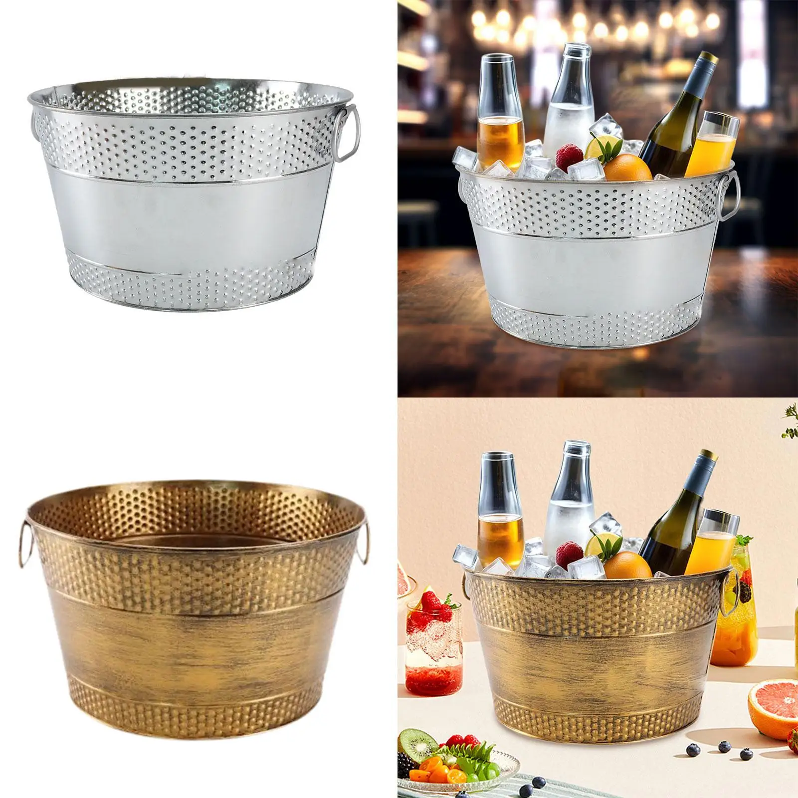 

Ведро для льда с контейнером с ручкой Ведро для вина для охлаждения шампанского