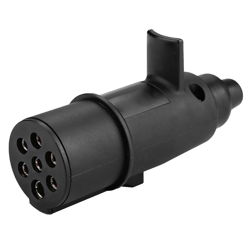 Trailer Plug Adapter 24V 7 Pin Trailer Plug N Type Towing Connector Adapter for Trailer Truck  N Type Trailer Plug