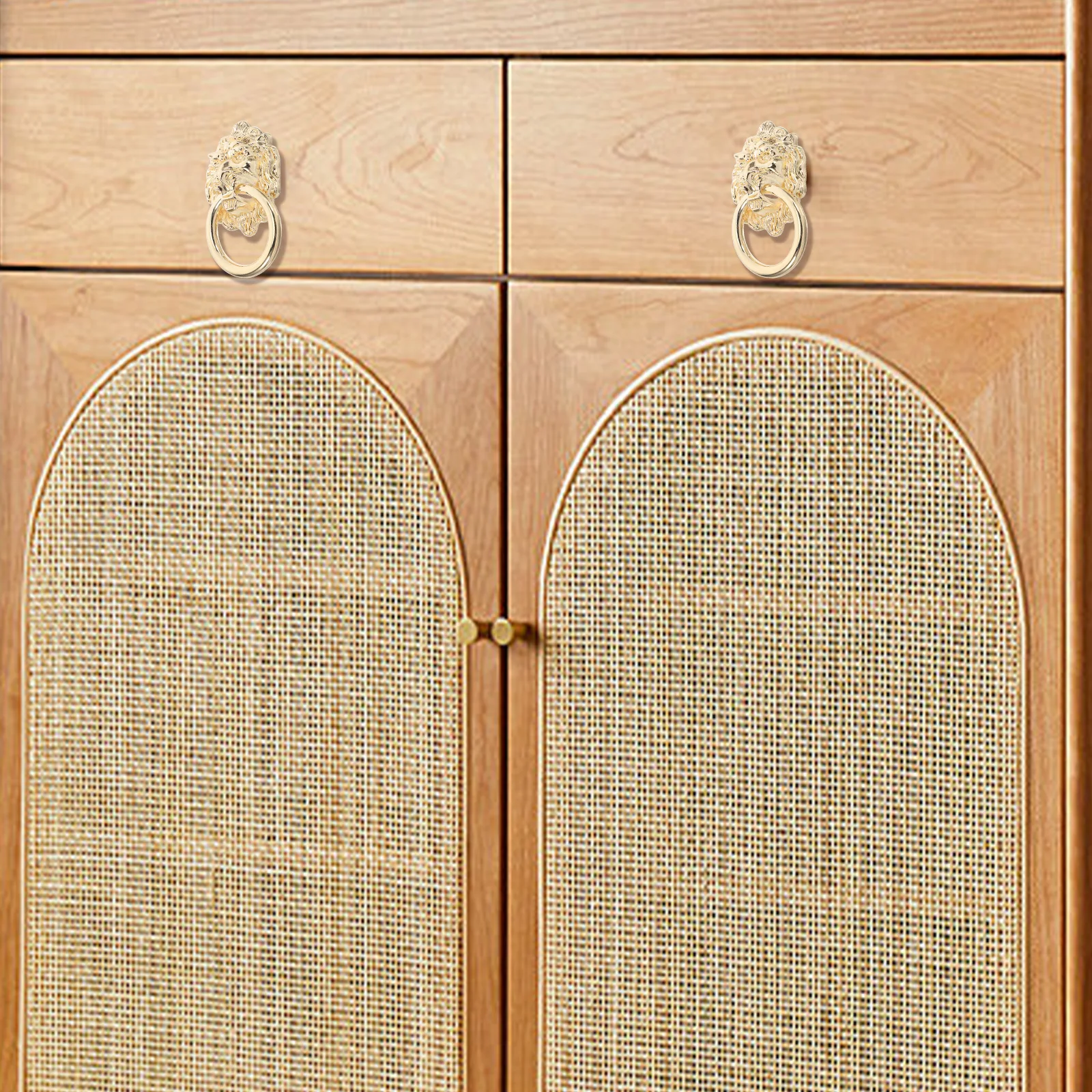 

Lion Head Cabinet Pull Knob Zinc Alloy Vintage Style Drawer Handle For Wardrobe Dresser Cupboard Door Hardware Replacement