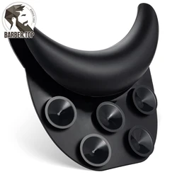 Silicone Shampoo Bowl Neck Rest Non-Slip Shampoo Bowl Neck Pillow Salon Sink Neck Cushion with Suction Cups Barbershop Tools