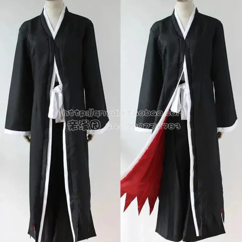 

HAni 2025 Anime Bleach Ichigo Kurosaki Bankai Hollow Mask Wig Men Halloween Cosplay Costume * 8 * Q ☆★ww