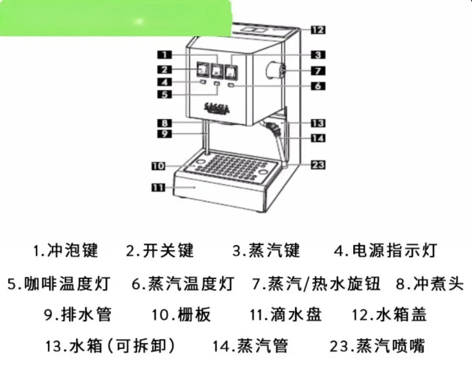 RI9380/46 Pequeno, aço inoxidável escovado