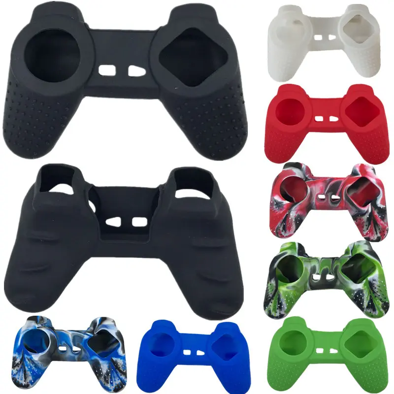 غطاء جلد واقي من السيليكون مضاد للانزلاق لسوني بلاي ستيشن 1 PS كلاسيك ، وحدة تحكم لاسلكية ، ملحقات اللعبة