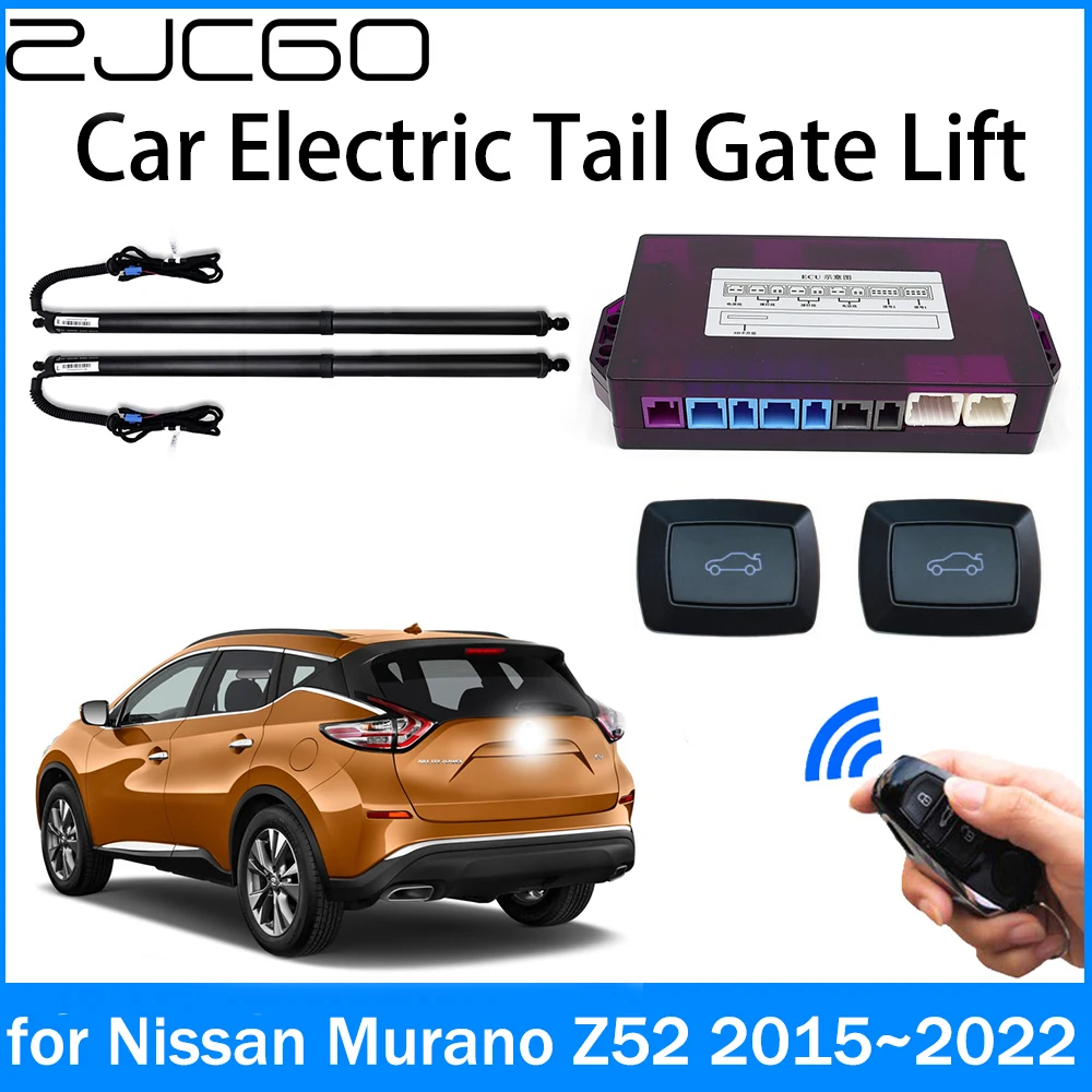 ZJCGO bagasi mobil elektrik, dudukan ekor kendaraan pintar untuk Nissan Murano Z52 2015 ~ 2022