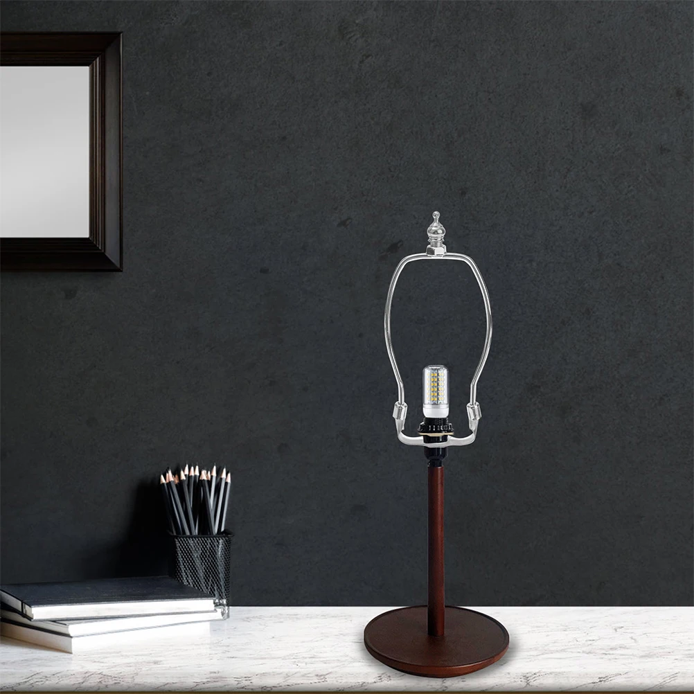 

Crystal Table Lamp Finials Floor Lamps Bracket Shade Desk Holder Adjustable Brightness Decorative Support Lampshade Frames